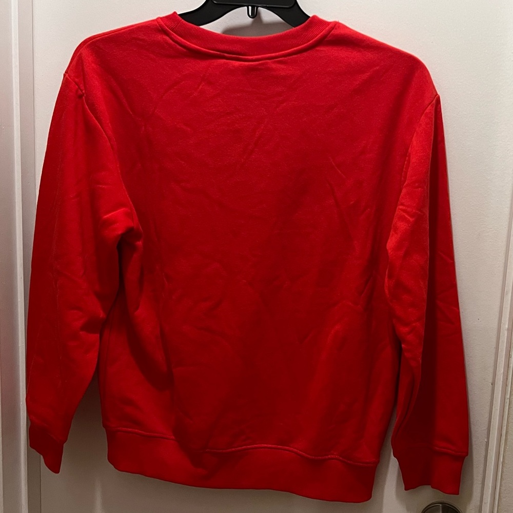 ❌SOLD❌Peanuts Charlie Brown Snoopy and The Gang Christmas Holiday Sweatshirt - Picture 4 of 4